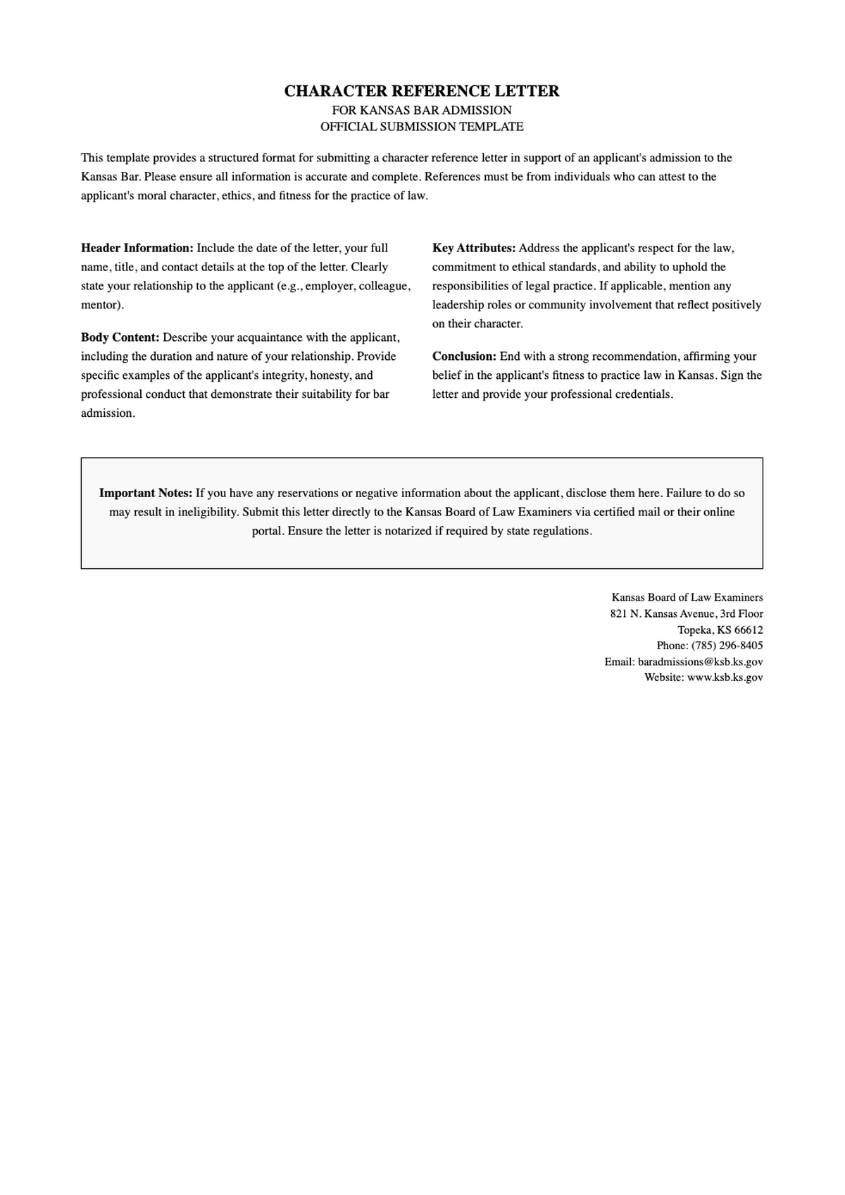 Kansas bar admission petition for temporary attorney licensure single employers_variant_3